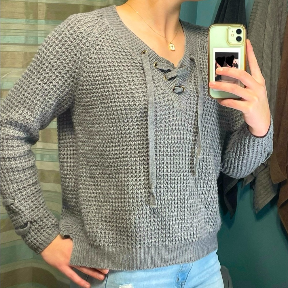 Gray Sweater